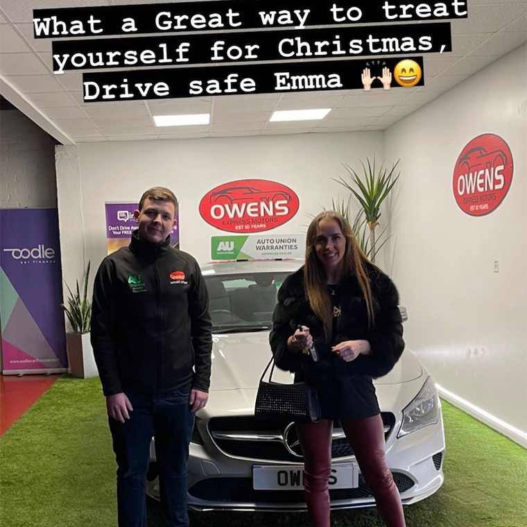 Another happy Owens Express Motors customer