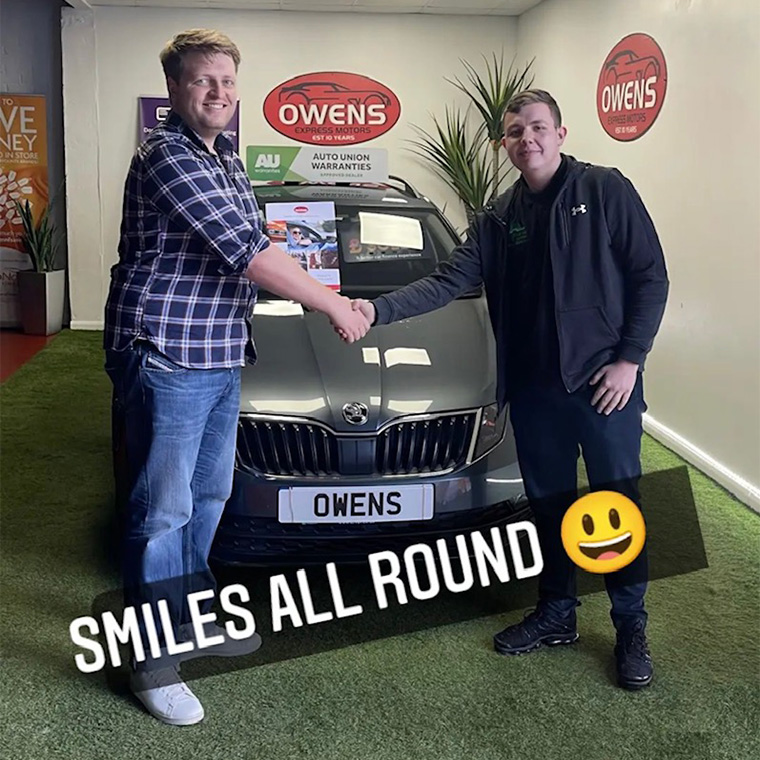 Another happy Owens Express Motors customer