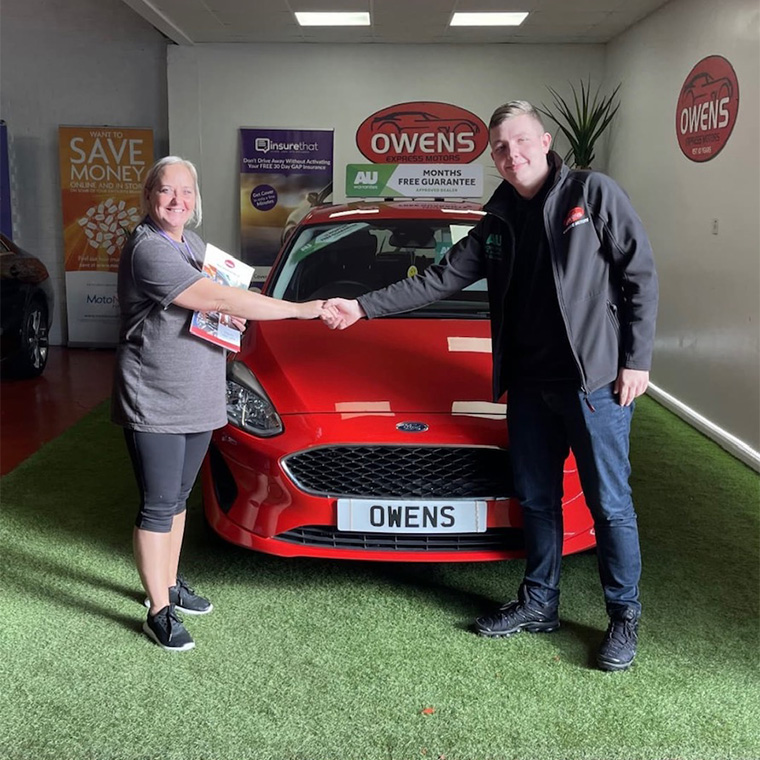 Another happy Owens Express Motors customer