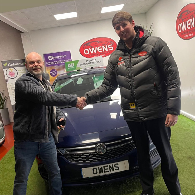 Another happy Owens Express Motors customer
